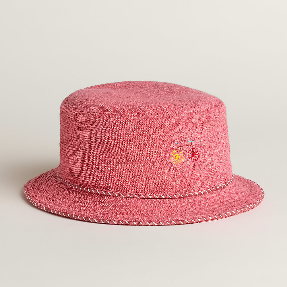 Les Cabanes bucket hat | Hermès USA